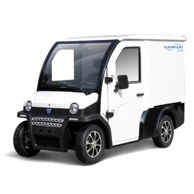 China China EEC Cheap Closed Electric Cargo Van4 Wheel Full Cabin Electric Car 2860*1210*1565mm for sale