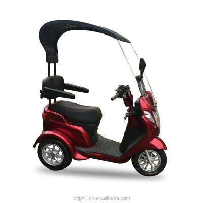 China Passenger China Mini 3 Wheel Adults Disabled Pedal Electric Tricycle Two Seat Electric Scooter For Disabled Elderly for sale