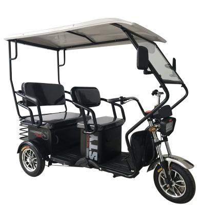 China Moped Passenger 500w 3 Wheel Africa Rickshaw Electric Tricycle Scooter Car for sale