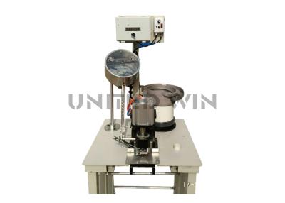 China 0.8Mpa Pneumatic Tarpaulin Making Machine Eyelet Grommets Punching Automatic for sale