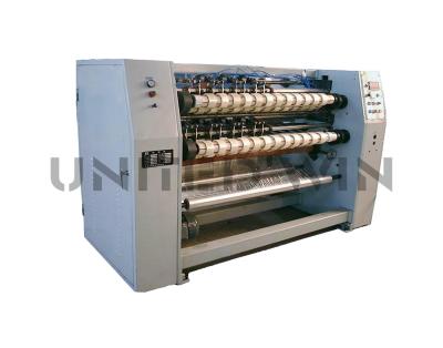Chine Machine de fente de ruban adhésif de Super Clear pour le contrôle de tension pneumatique de bandes silencieuses d'OPP à vendre