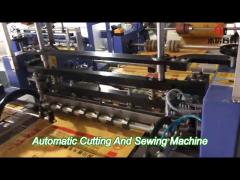 Leno Pp Woven Bag Cutting Sewing Printing Line Machine 18Kw