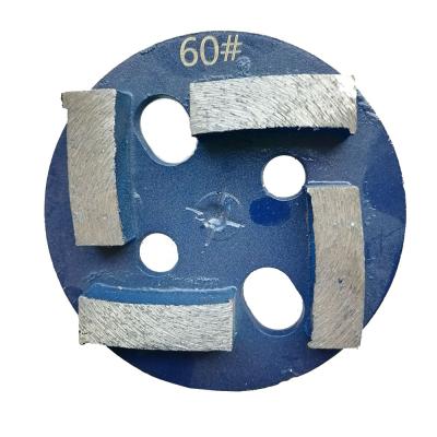 China Diamond 60 Segments Abrasive 4inch Grit Segments Grinding Wheel For Concrete Stone Grinding Plate Abrasive Stone Tools for sale