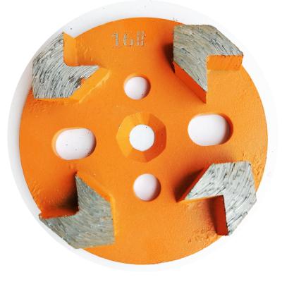 China Diamond 120 Segments Grit Grinding Wheel Grinding Wheel 4inch 100mm For Concrete Grinding Plate Stone Abrasive Stone Tools for sale