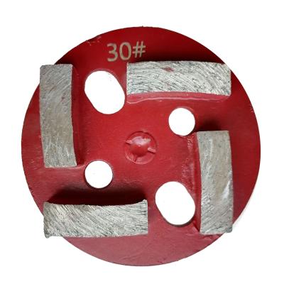 China Abrasive Segments Diamond 4inch 30grit Segments Grinding Whee With Drum For Grinding Plate Concrete Stone Abrasive Stone Tools for sale