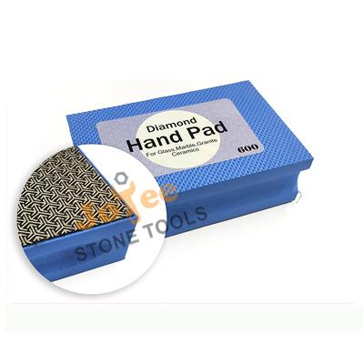 China 600# Diamond Hand Grinding Polishing Polishing Pads For Finishing Natural Stone Surfaces for sale