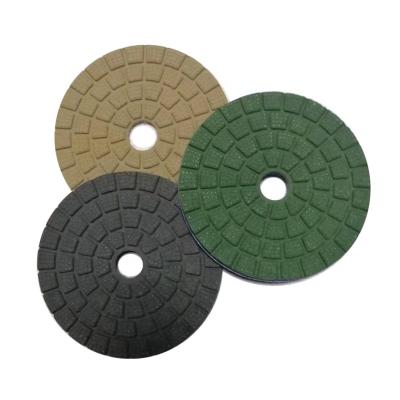 China Can be used in various kind of stone stone tools polishes black polishing pads white buff wet high gloss and quick polishing pad annotation for sale