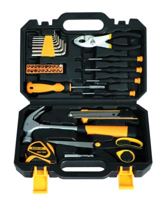 China 40pcs Household Repair Home DIY Tools Tool Kit with Plastic Case for Promotion Tool Kit for sale