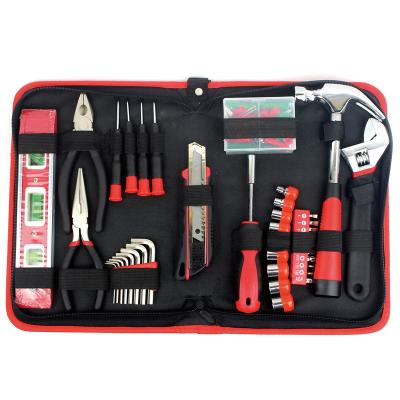 China Hot Sale Household Tool Kit 100pcs Household Hand Repair with Canvas Bag for Promotion Tool Kit Tool Kit for sale