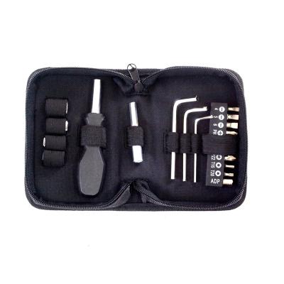 China 20pcs Mini Tool Kit Gift Hand Repair With Canvas Zipper Bag Tool Bag Tool Kit for sale