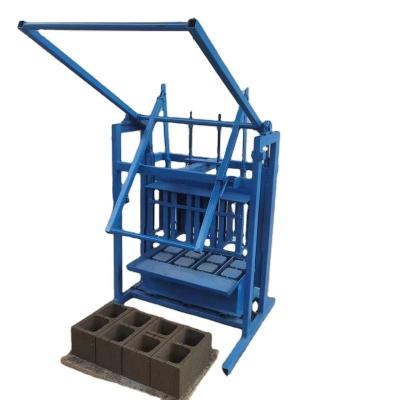 China Building Industry Block Concrete Semi-automatic Cavity Cement Automatic Hydraulic Floor Laying Brick Making Machinery for sale