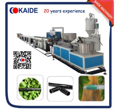 China Cylindrical Drip Irrigation Pipe Production Line 80m/min KAIDE company for sale