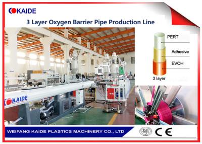 China 12m/min PEX Oxygen Barrier Plastic Pipe Production Line 3 Layer EVOH Oxygen Barrier Pipe Production Line for sale