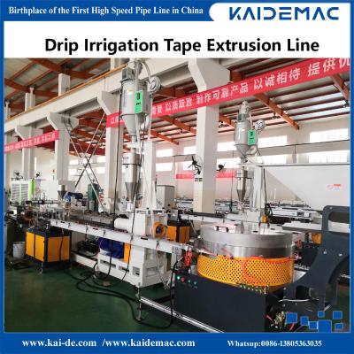 China Flat Dripper Drip Irrigation Tape  Production line 180m/min KAIDE factory for sale