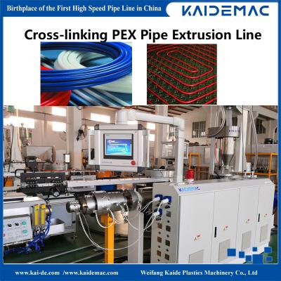 China Crosslinking PEX Pipe Production Line, Silane Crosslinking Polyethylene Pipe Extruder Machine for sale