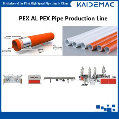 China PEX AL PEX Plastic Aluminum Composite Pipe Extrusion Line / Pipe Extrusion Machine for Plastic Aluminum Pipe Making for sale