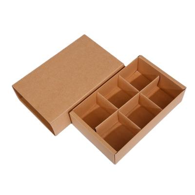 China Recycled Materials Packaging Paper Box Box Craft Eco Friendly Custom Brown Paper Box Packaging Kraft Paper for sale