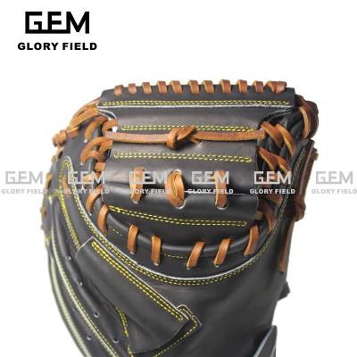 China USA leather steerhide glove custom baseball glove 1MOQ softball for sale