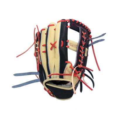 China HAND SPORT BASEBALL PITCH LEATHER GLOVE in refined leather for sale