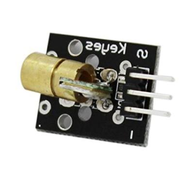 China KY-008 650nm Laser Sensor Module 6mm 5V 5mW Red Dot Diode Copper Head KY-008 Laser for sale