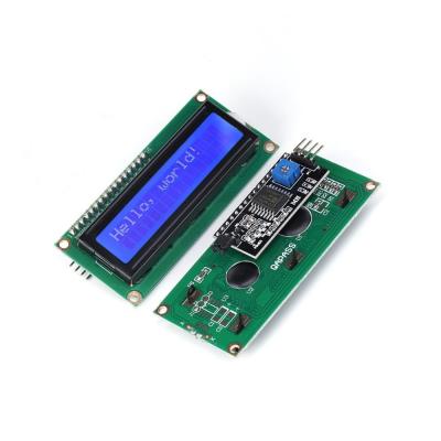 China LCD1602 IIC I2C TWI 1602 Serial LCD Display Module Blue Backlight 80mm x 36mm x 10mm for sale