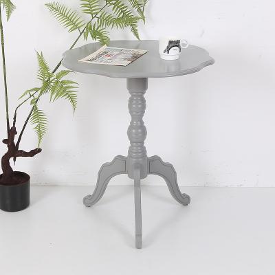 China Customized High Foot Flower Coffee Table Retro Furniture Console Table European Style Tea Table for sale