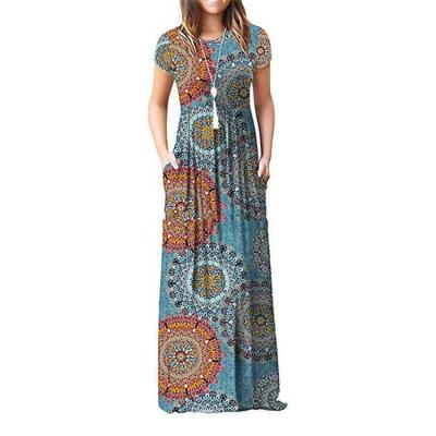 China 2022 Hot Sale Women's Plus Size Swing Tunic Sleeve Breathable Shorts Maxi Long Dress With Pockets for sale