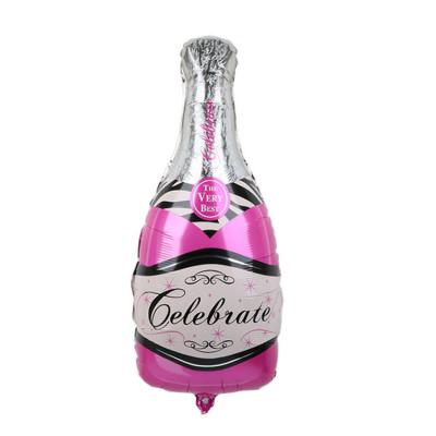 China Aged Gift Toy Wholesale Large Wine Whiskey Bottle Foil Balloon Happy Birthday Party Decor To Perfection Holiday Theme Supplies for sale