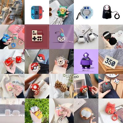 China For Airpod Protective Silicone Cases Anime Cartoon For Airpods For Girls Women Men Shape 3D Funny Animal Design For Airpod 1/2/pro for sale