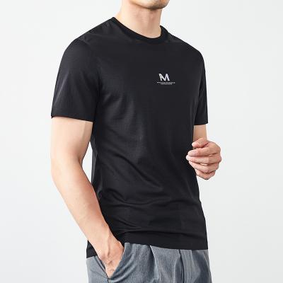 China Comfortable men's 2022 summer men's high quality casual soft round neck breathable T-shirt fashion men's new youth breathable T-shirt for sale