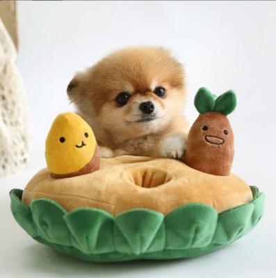 China Viable Manufacturer Hot Wholesale Indestructible Plush Chew Set Squeaky Dog Toys for sale