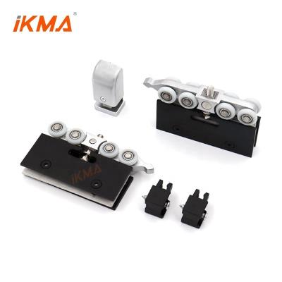 China Modern Made In China Stainless Steel Bathroom Black Shower Door Hardware Accessories for sale