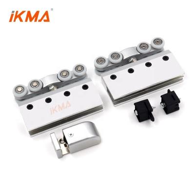 China Modern Made In China Stainless Steel Bathroom Black Shower Door Hardware Accessories for sale