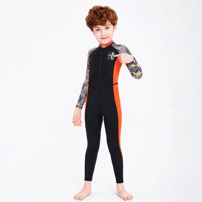 China 2021 New Design Boys Long Sleeve Long Sleeve Rashguard Custom Swimwear Swimsuit Cold Resistant Surfing Thermal Wetsuits for sale