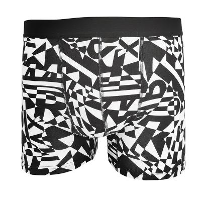 China Best Price Breathable Comfort Nylon Elastic Waist Boxer Shorts Printed Underwear Mens Briefs Men's Underwear for sale