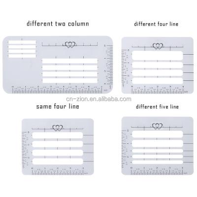 China Amazon Style 4Pcs 4 Gauge Envelope Addressing Guide Stencil Templates Fits Wide Range Of Envelopes, Sewing Ruler Envelope Stencil for sale