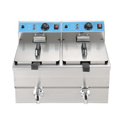 China High Quality Commercial Electric Cooking Hot Dog Chips Fryer Fryer Machine for sale