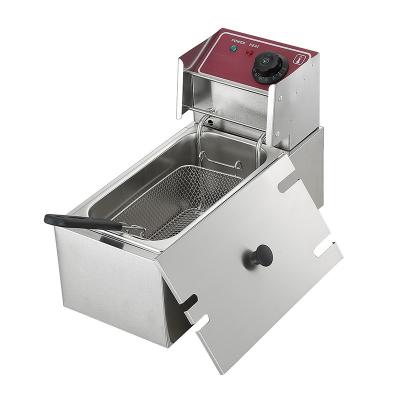 China Wholesale 3L Outdoor Commercial Single Tank Electric Deep Fryer Machine Potato Fried Chip Fat Deep Fryer for sale