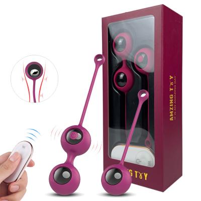 China Silicone + ABS China manufacture quality 9 frequency vibration sex toys wireless remote control jumping egg toys for sale