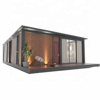 China Modern Eco Friendly Light Steel Container House Luxury Villa Prefab Wooden Prefab Villa for sale