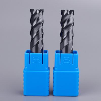 China CNC Machining Center High Precision Stainless Steel End Mill CNC 4 Flute Carbide Working End Mill for sale