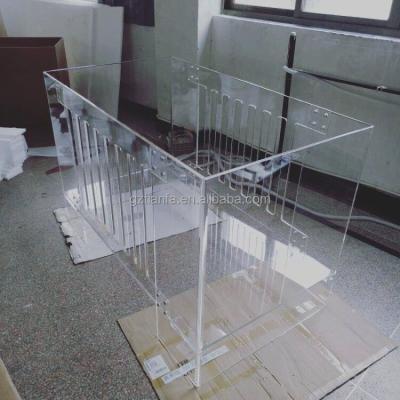 China Customized wholesale modern amina craft crib without ceiling clear acrylic baby crib for kids for sale