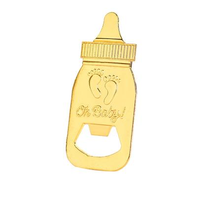 China Wedding Factory Direct Sale Bottle Opener Baby Bottle Opener Key Chain Key Chain for sale