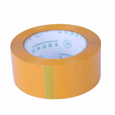 China New Waterproof Plastic Tape Stationery Packing Yellow Clear Tape for sale