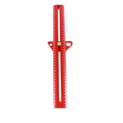 China t-type ruler 300/400/500/600MM woodworking t-type scribe woodworking t-type ruler plotting solitary drawing measuring tools ruler aluminum alloy locating measure DIY for sale