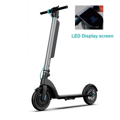 China Aluminum alloy two wheel 36V 350W unisex double motor electric scooter can be folded e-scooter for sale