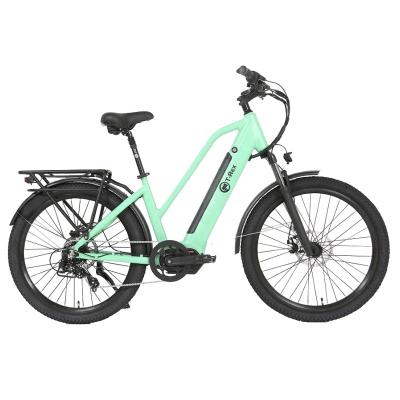 China hot sellers aluminum alloy bafang mid electric molor 250W city bicycle batter 36V13AH electric bicycle prices for sale