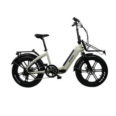 China Alloy 7 Speed ​​48V 500W Electric Bike Lithium Battery Aluminum Charging Fat City Folding Electric Bicycle for sale