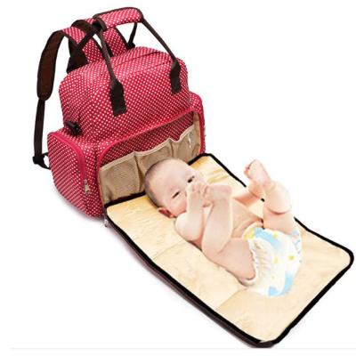 China New Mum Backpack Diaper Backpack Large Capacity Baby Diaper Bag Insulation Waterproof Maternity Stroller Travel Diaper Bag for sale