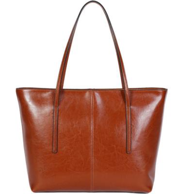 China New Vintage Large Capacity Brand Tote Bags Designer Handbags Women Genuine Leather High Quality Luxury Shoulder Bags Fashion Female for sale